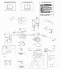 Camshaft Crankshaft Cylinder Cylinder Head OperatorS Manual PistonRingsConnecting Rod Warning Label Diagram and Parts List for 095312-0022-E1  Briggs and Stratton Engine